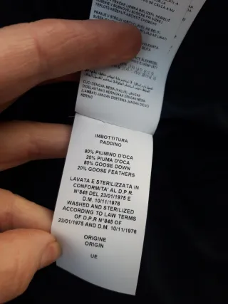 Piumino  Versace Collection cachi e oro