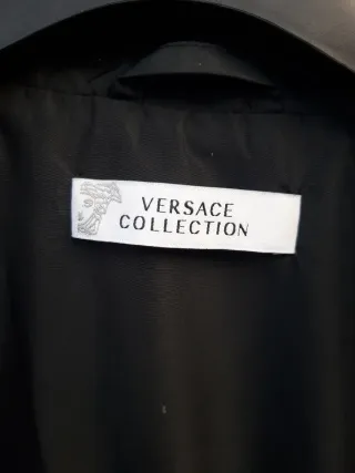 Piumino  Versace Collection cachi e oro