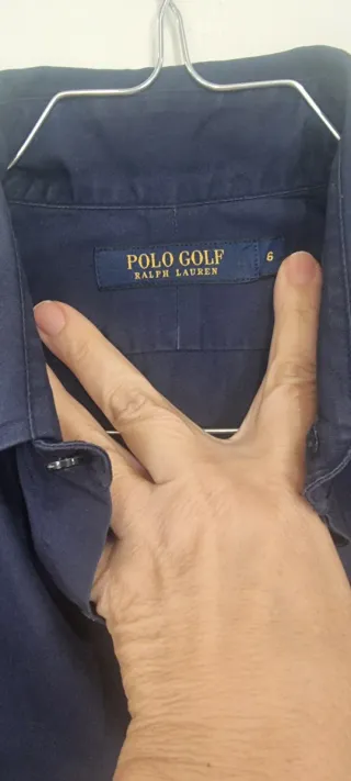 Camicia donna slim Polo Ralph Lauren blu