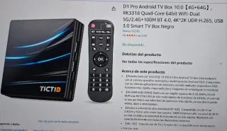 Android TV Box TICTID con Mando