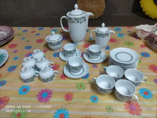 Juego de café porcelana completo