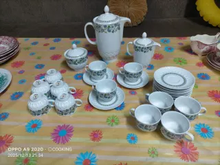 Juego de café porcelana completo