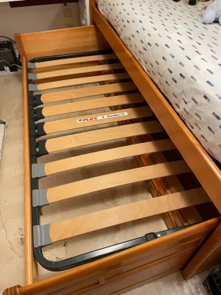 Somier plegable Flex madera y metal