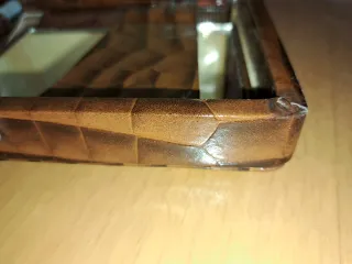 Estuche Colec. Afeitado Hombre piel reptil.