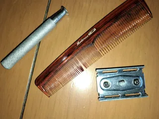 Estuche Colec. Afeitado Hombre piel reptil.