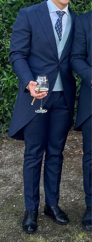 Chaqué azul marino Alvaro Moreno Talla M