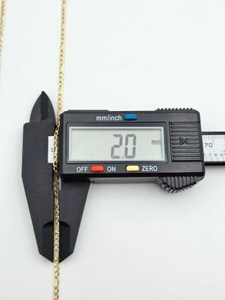 Cadena de Oro 18K Cartier 3x1 Fígaro, 3,65gr, 65cm