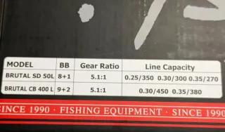 Carrete Hart Slow Jigging Nuevo