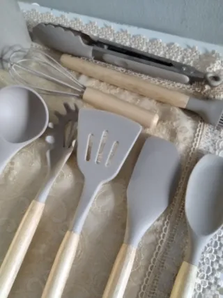 Set Posate Cucina 12 Pezzi Silicone