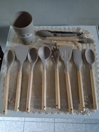 Set Posate Cucina 12 Pezzi Silicone