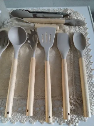 Set Posate Cucina 12 Pezzi Silicone