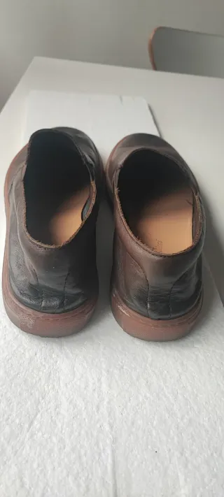 Scarpe Canto de Ricci Pelle Marrone Tg 40