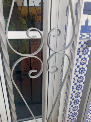 Rejas de puerta en perfecto estado