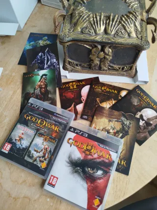 God of War Edición Trilogía PS3 caja Pandora play