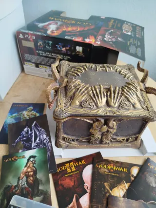 God of War Edición Trilogía PS3 caja Pandora play