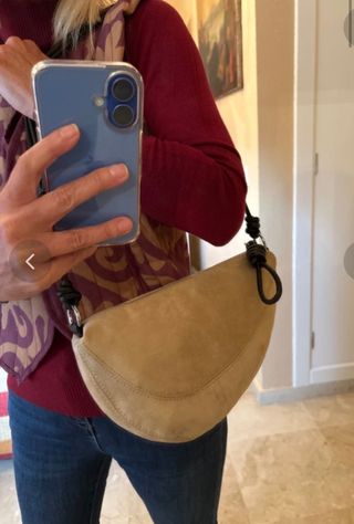 Bolso ante beige