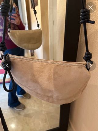 Bolso ante beige