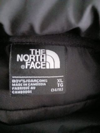Chaqueta The North Face Junior XL Negra