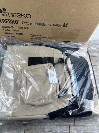 Trasportino pieghevole per cani