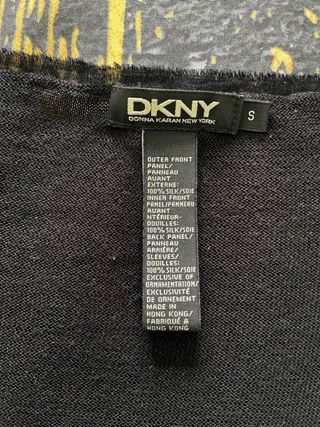Chaqueta DKNY Seda Negra Talla S