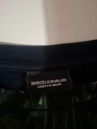 Felpa Marcelo Burlon nera con stampa