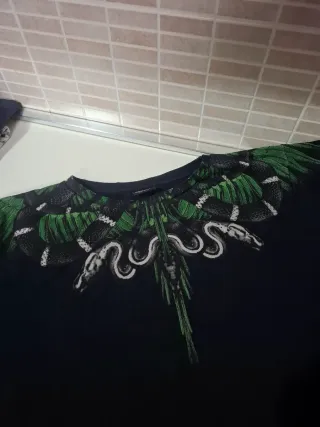 Felpa Marcelo Burlon nera con stampa