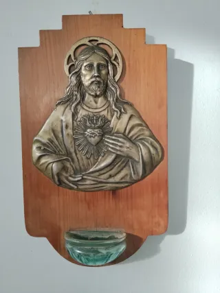 Benditera Antigua Sagrado Corazón