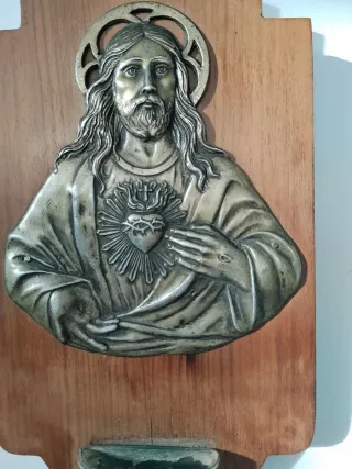 Benditera Antigua Sagrado Corazón