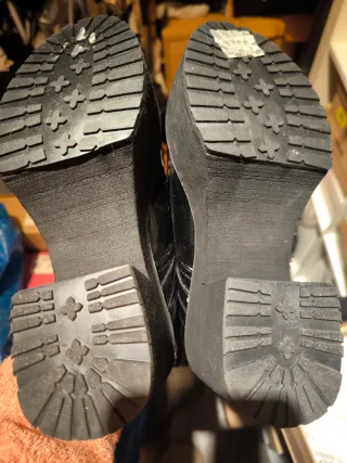 Botines plataforma negros