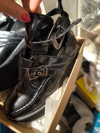 Botines plataforma negros