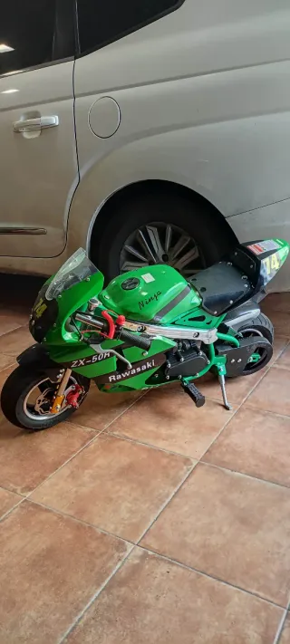 Mini Moto Kawasaki Ninja ZX-50R Niños