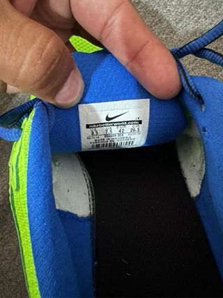 Zapatillas Nike Verdes y Azules