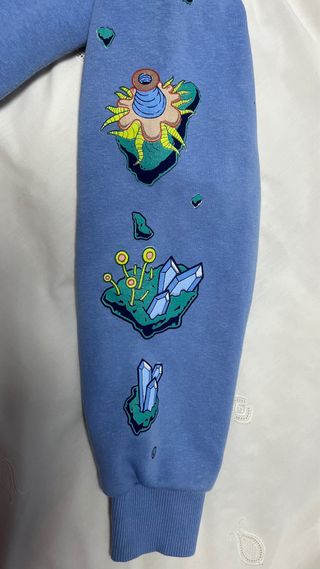 Sudadera Rick y Morty Azul unisex