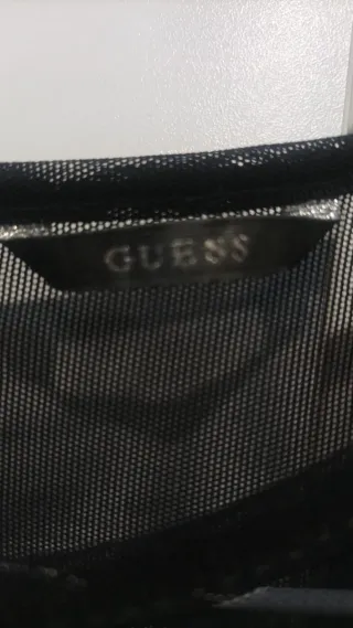 Vestido Guess Negro y Dorado Talla XS