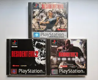 Resident Evil 1, 2 e 3 Nemesis PS1