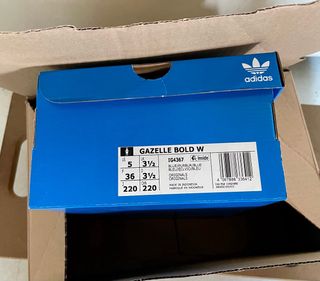 Adidas Gazelle Bold W Azul/Fucsia, Talla 36 Nuevas