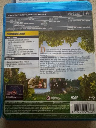 Blu-ray Disney La Sirenita y Enredados