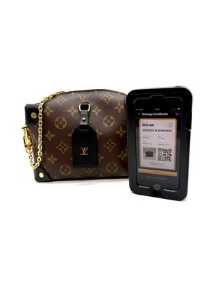 Bolso Louis Vuitton Malle Negro/Marrón