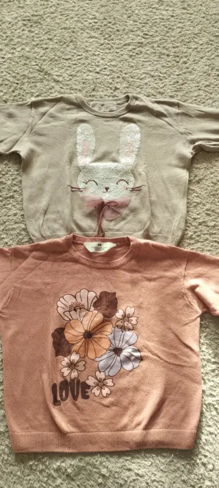 Conjunto 2 jerseys H&M niña