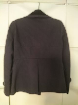 Chaqueta Mango Talla L Morado/Negro