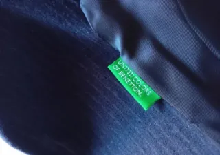 Americana Benetton Talla 46 Azul. Sin Estrenar