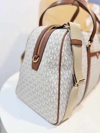 Bolsa de viaje Michael Kors Beige/Marrón