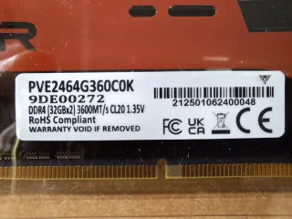 64GB DDR4 3600MHz Patriot Viper RAM