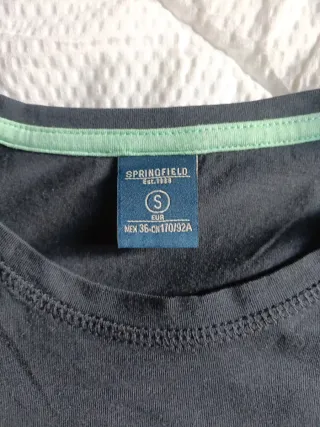 Camiseta Springfield Talla S Estampado bordado