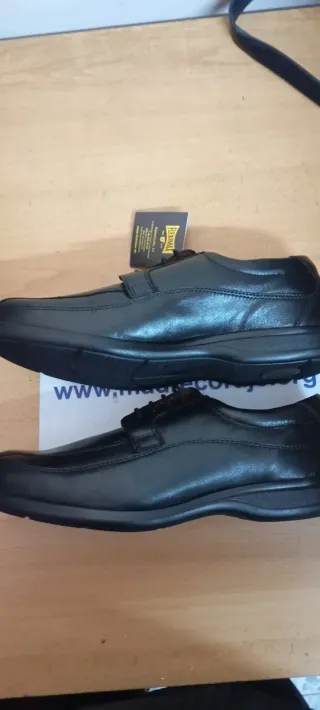 Zapatos de piel Fleximax negros