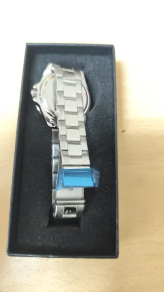 Reloj imitación rol.xAzul y Plateado