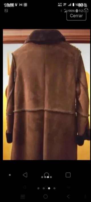 Abrigo largo marrón