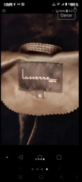 Abrigo largo marrón