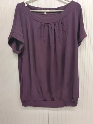 Camisa Berenjena Massimo Dutti Talla L