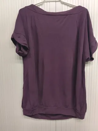 Camisa Berenjena Massimo Dutti Talla L